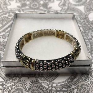 Jewelry - Two tone bangle like bracelet Jewelry - Two tone bangle like bracelet